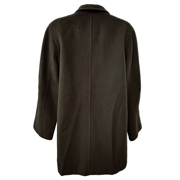 NY&CO ~ Women’s Black Overcoat ~ 100% Wool ~ freshly dry cleaned ~ size 4 - Picture 4 of 8